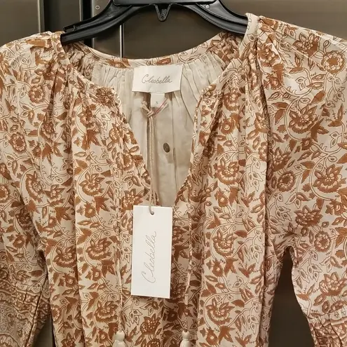 Cleobella ππ Rosy Mini Dress ~ Border Print Boho Small S NWT