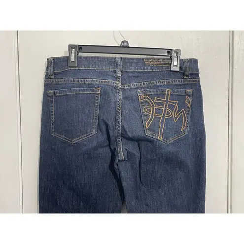 Not of This World Jesus Jeans Size 30 Low Rise Bootcut Baggy 90s Western Blue