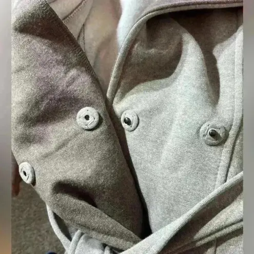 Sebby  Tan & Brown‎ Hooded Knit Belted Jacket Size Small Warm | Cozy | Fall