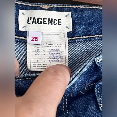 L'Agence L’ AGENCE Monique Ultra High Rise Skinny In Byers Jeans