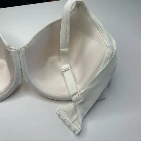 Bali White Full Coverage Lined Bra 36DDD 36F Molded Cups