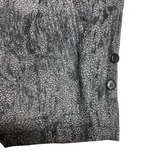 Emporio Armani Main Line Metallic Jacquard Pants S/M Silver Black NWT $495