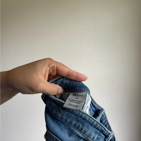 BKE Parker Universal Fit High Rise Ankle Skinny Women’s 25 Destroyed Knee Denim