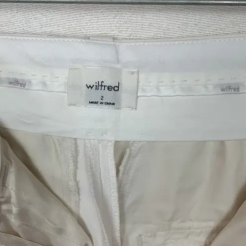 Wilfred  Womens 2 xs Carrot pants casual light birch white new nwt work slacks ar