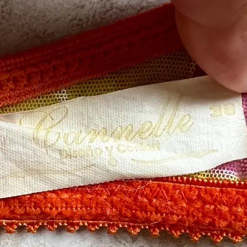 Cannelle Tropical Floral Push Up Bra Size 38