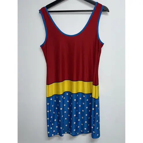 Wonder Woman Nightgown Womens JR SZ L 11 13 Sleepwear Cosplay Halloween Costume Red Size L