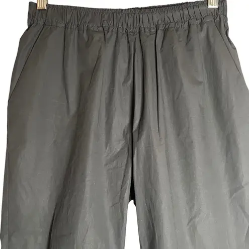 Lis Lareida Women’s Black Crop Casual Pants Teddy Size 38 (US Medium) Italy Made