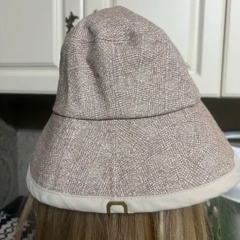 UNDERCONTROL Vintage Long Brim Packable Travel Safari Korea Tan Bucket Hat