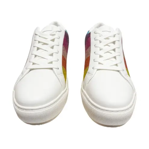 Kurt Geiger NEW Laney Crystal Stripe Platform Sneakers Size 40.5