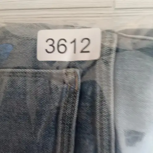 Judy Blue release hem high waisted straight leg distressed women's 31