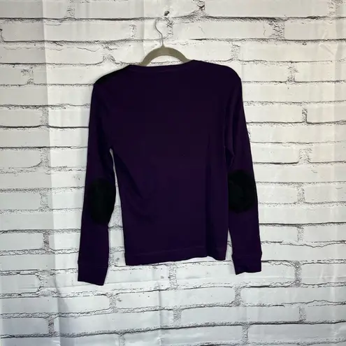 Vintage Lauren Jeans Co Ralph Lauren Purple Longsleeve Y2K Streetwear Top S Tee