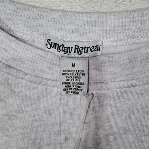 Brunch club women's gray sweatshirt size medium