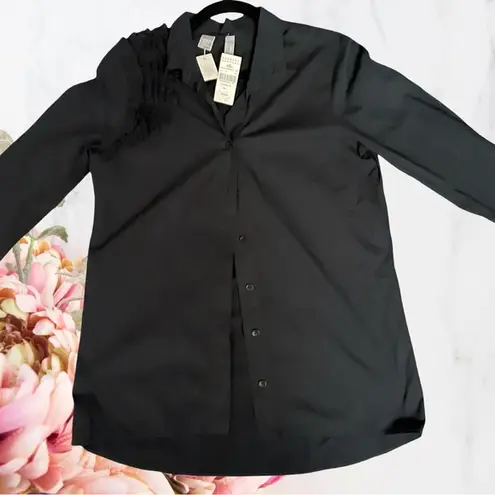 barney's new york Barney’s New York Sibel Sorel Top Button Down Quiet Luxury