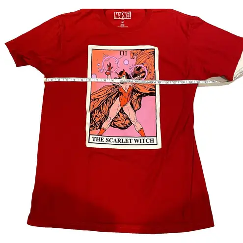 Marvel  Scarlet Witch Red Short Sleeve T-Shirt (Medium)