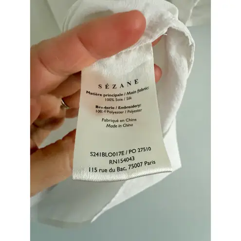 Sézane | Sezane | Minara Blouse in Ecru | Sz 38 / US 6