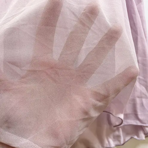 Rachel Roy Camisole Babydoll Lingerie Lace Trim Sheer Open Bust Purple Size M Size M