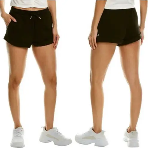 We Wore What NEW  Women's Size Extra Small Black Pull On Sweat Shorts XS NWT