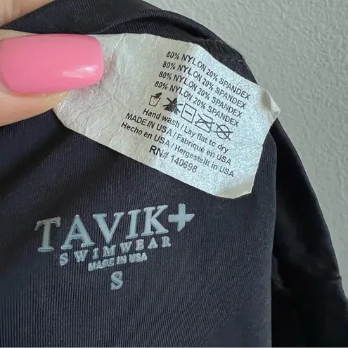 Tavik + Swimwear Black High Waist Bikini Bottom Small