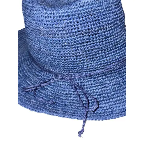 florabella Dylan Bucket Hat in Mdinight Navy One Size New Womens Bucket Sun Blue