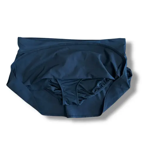 Title Nine Black Active Swim Skort XL with Built-In Brief & Zip Pocket