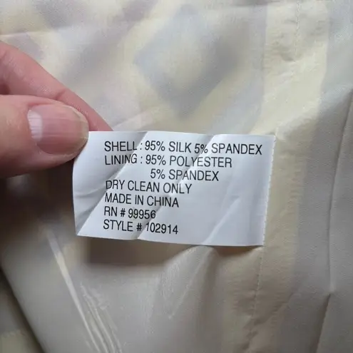 Shoshanna Silk Pink Purple Geometric Print Wrap Dress Sz 12 Sleeveless Lined