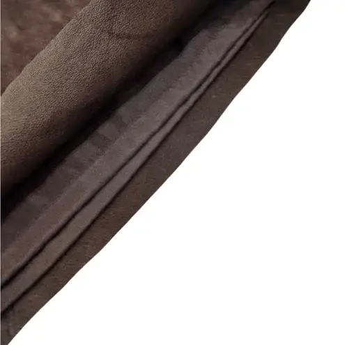 Kate Hill Brown Leather Pencil Skirt size 8