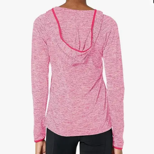 Under Armour  Tech Twist Hoodie Henley Pink Long Sleeve Shirt Sz S