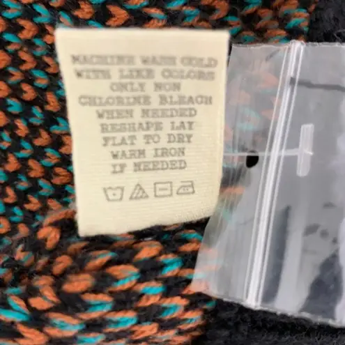 G By BKE SZ S Striped Knit & Lace Snap Cardigan White