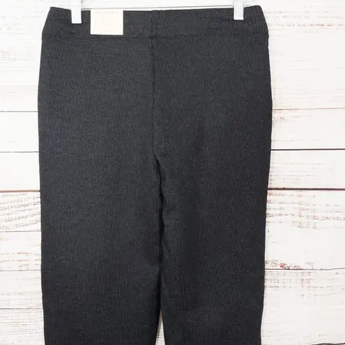 Max Studio  Black and Charcoal Slim Ankle Trouser, NWT, Small, MSRP $98