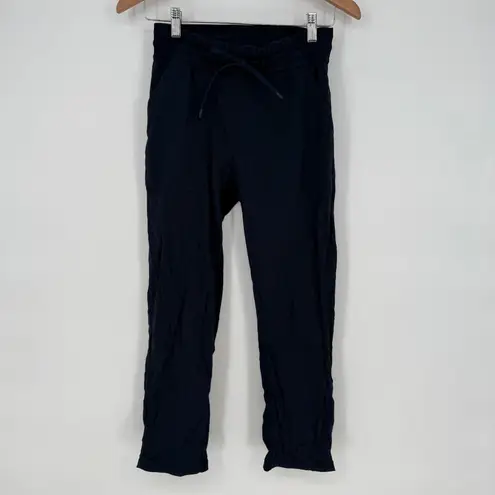 Lululemon  Align High Rise Pant Ribbed Navy Blue Size 4 Jogger Athleisure - Image 2