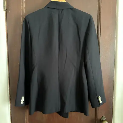 KORS Michael Kors | 90s Vintage Black Wool Double Breasted Blazer | Size 8