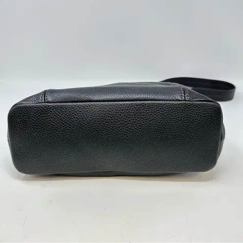 The Sak De Young Hobo Leather Shoulder Bag Black