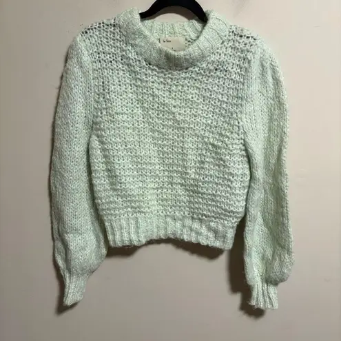 Aritzia  Wilfred  Le Fou Shimmy Sweater Ginger Mint Alpaca Wool Blend- Size Small thumbnail 4