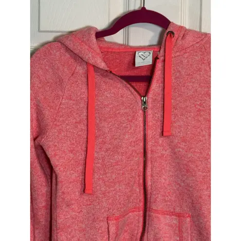 Live Love Dream Pink Zip Up Hoodie, Women’s, Large