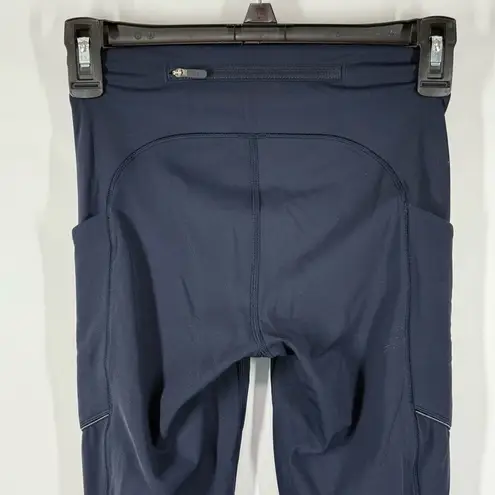 Lululemon  navy blue full length cargo legging size 2
