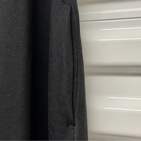 LOGO By Lori Goldstein LOGO Lounge by Lori Goldstein Black Jersey Handkerchief Hem Dress Lagenlook XS