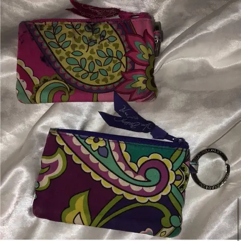 Vera Bradley 3 piece  shoulder tote & 2 I.D. Holder 3 inside slip