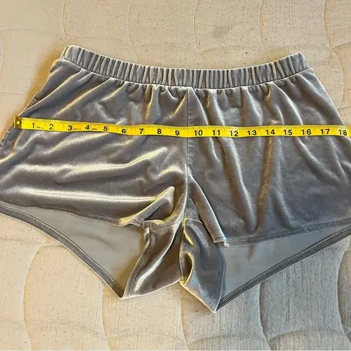 Madewell  Grey Velvet Velour Pajama Sleep Shorts