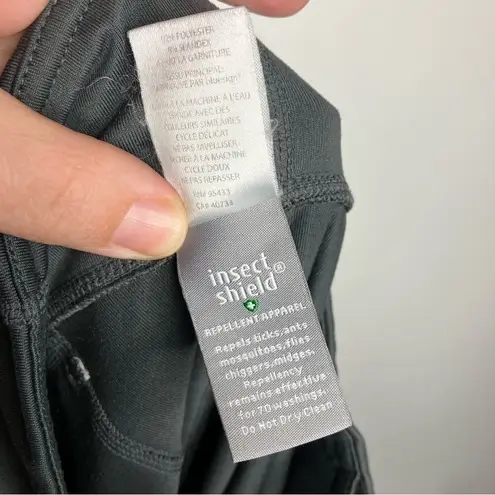 Toad & Co insect shield repellent apparel trail leggings gray size medium