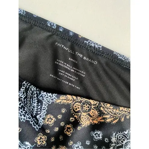 Faithfull the Brand Palmero Bikini Bottoms Ankara Paisley Small NWT Boho Western