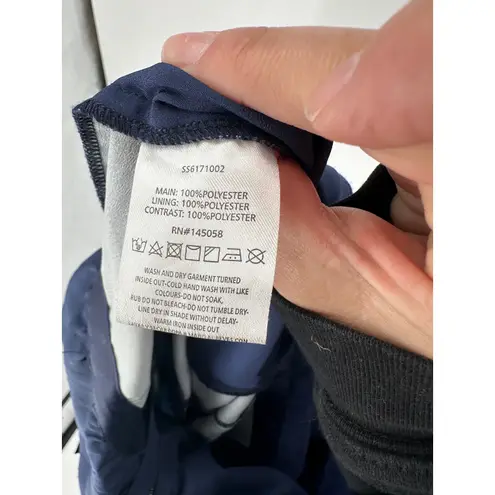 Stylestalker Blue Bandana Print Halter Neck Asymmetrical Mini Dress Size M