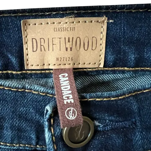 Driftwood Candace Scalloped Hem Skinny Jeans Sz 27