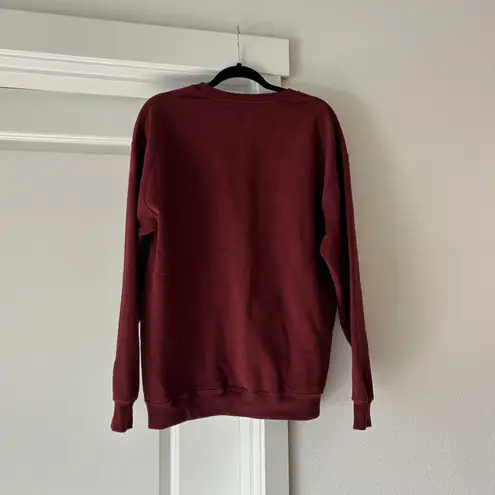 Athletic Works large comfy burgundy fall sweatshirt