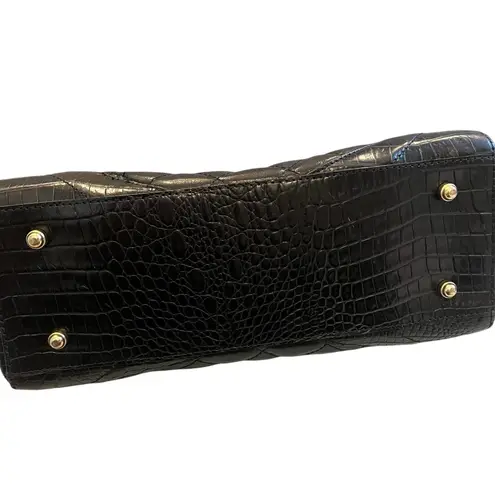 Brahmin Vintage Black Quilted 25th Anniversary Frame Bag