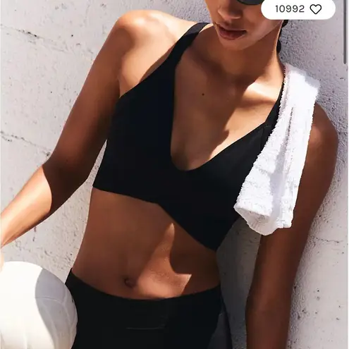 NWOT Free People Movement Good Karma Super Plunge Bra Black Size undefined