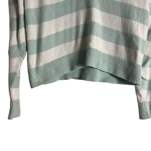 Tanya Taylor Maise Blue White Stripe Collared Pullover Sweater XS
