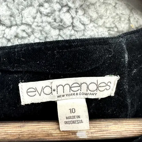Eva Mendes Dress 10 Black Velvet Fit Flare Whimsigoth Witchy Gothic Party