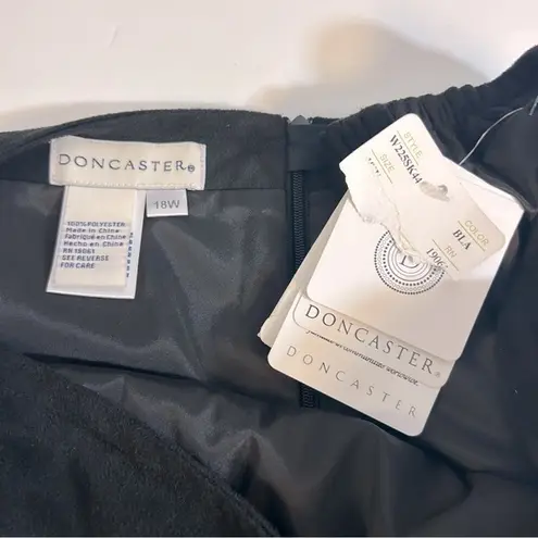 Doncaster Black Skater Skirt Size 18W NWT
