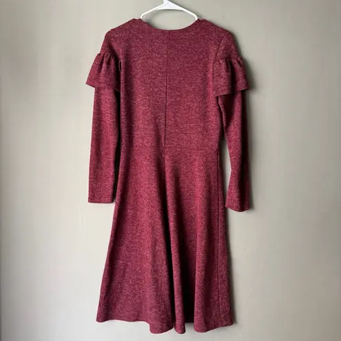 Bella Donna sz M red long sleeve midi dress Size M