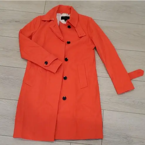 Anne Klein  Red Trench Coat